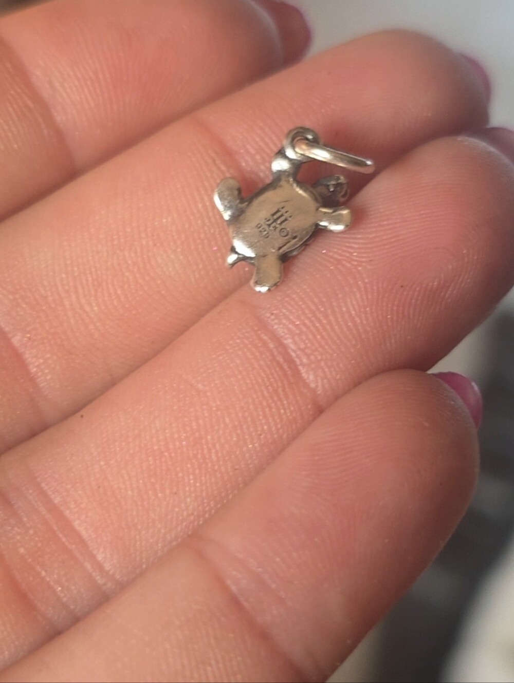 James Avery Sterling Silver Turtle Charm Pendant - Picture 4 of 6